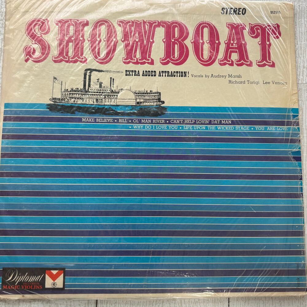Vintage 1959 Show Boat Vinyl LP Diplomat Records Tested